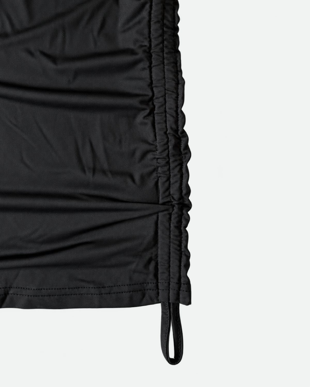 Valeria Hoodie Top - Black