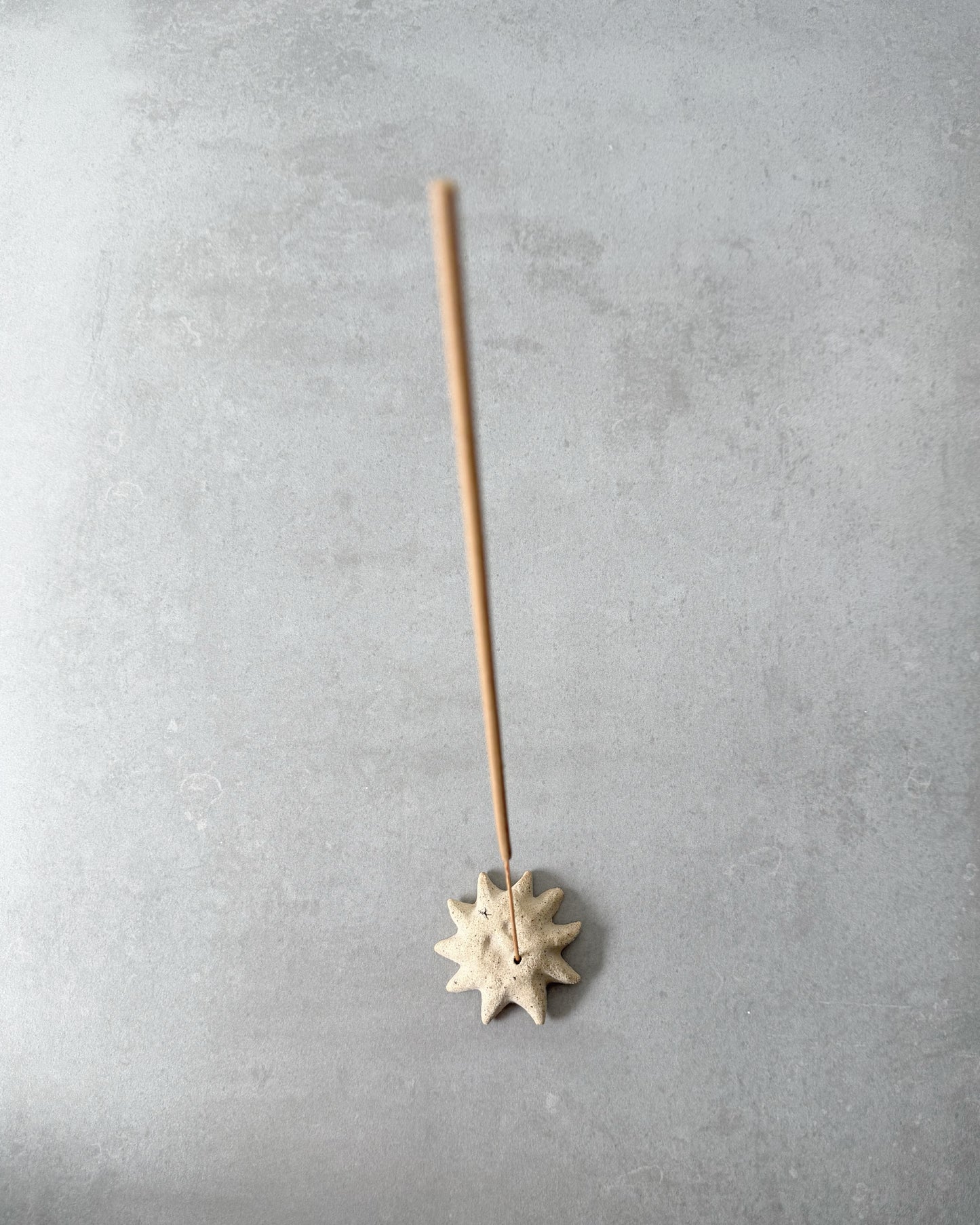 Sun Face Incense Holder - Sand