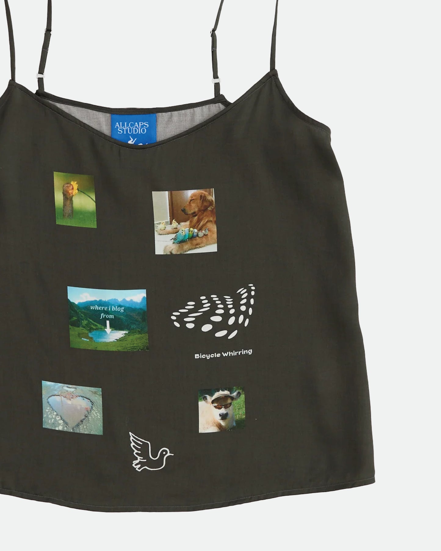 Mood Board Camisole - Charcoal