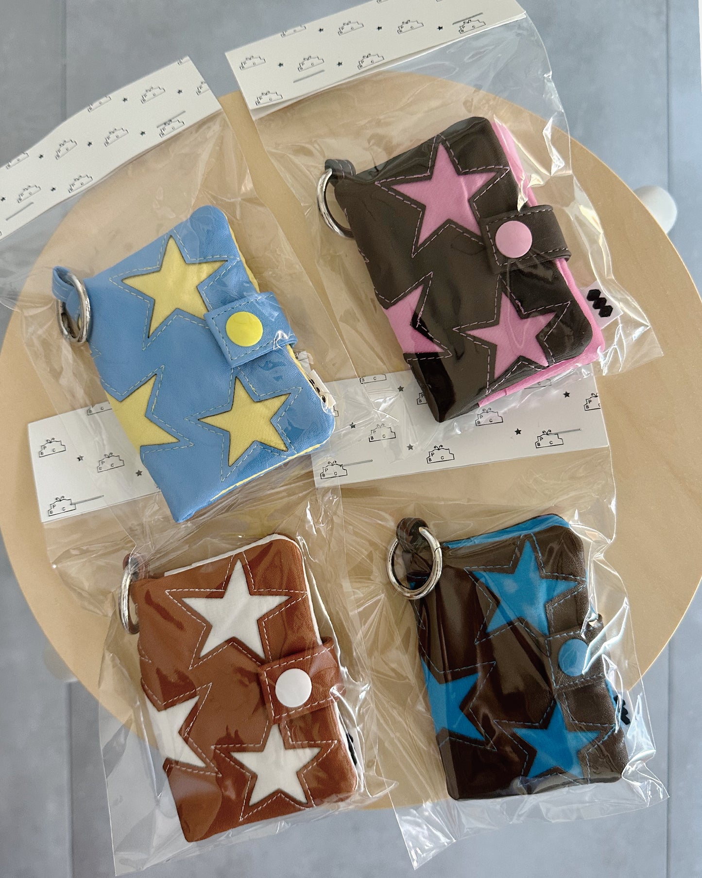 Lucky Card Book - Cyan / Chestnut