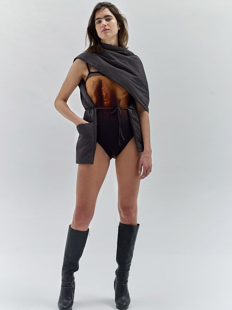 Hybrid Scarf - Greyish Blue