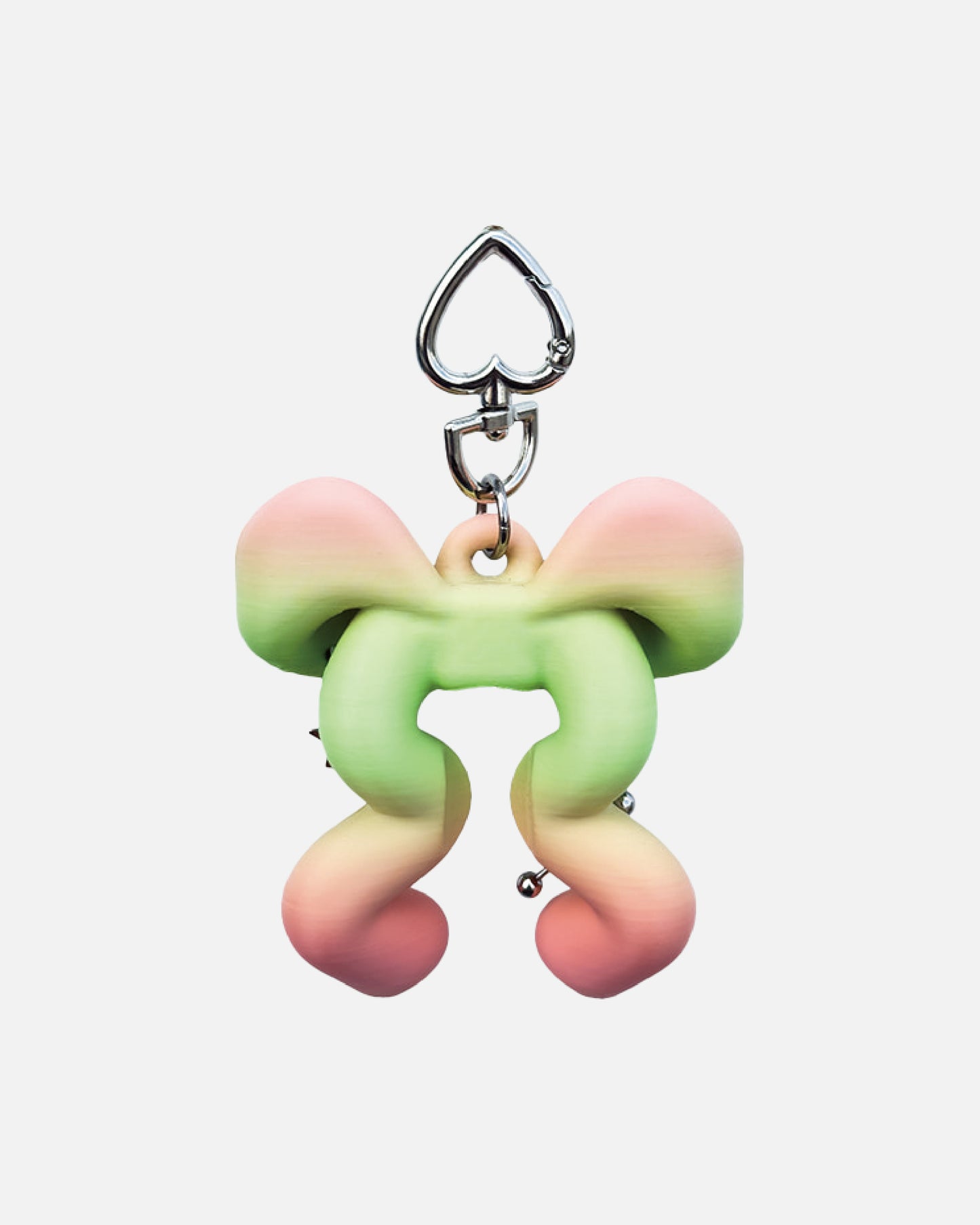 Ribbon Balm Keychain - Strawberry Matcha