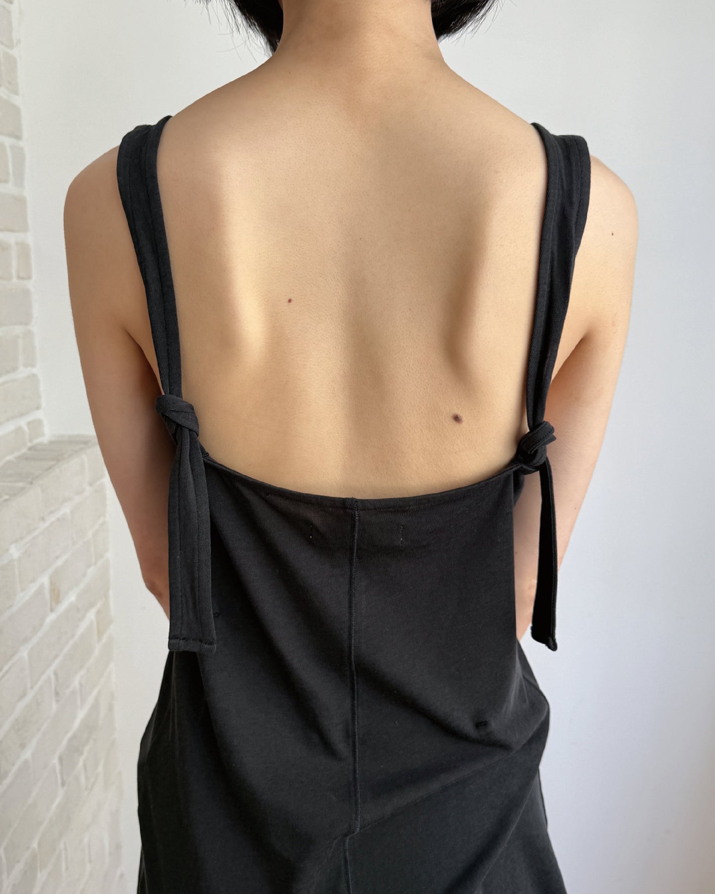 Two Way Strap Dress - Black