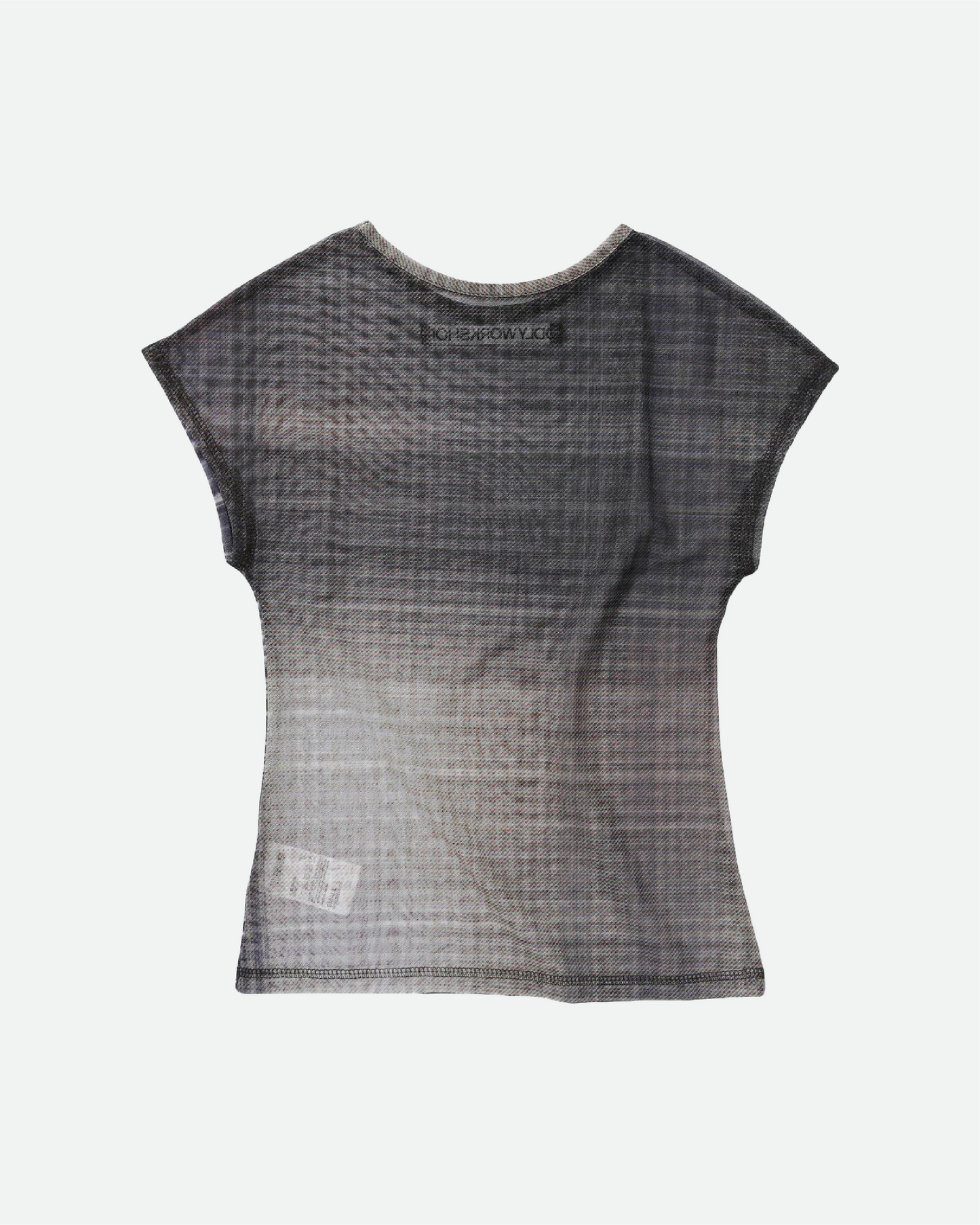 Dark Tartan Mesh Tee