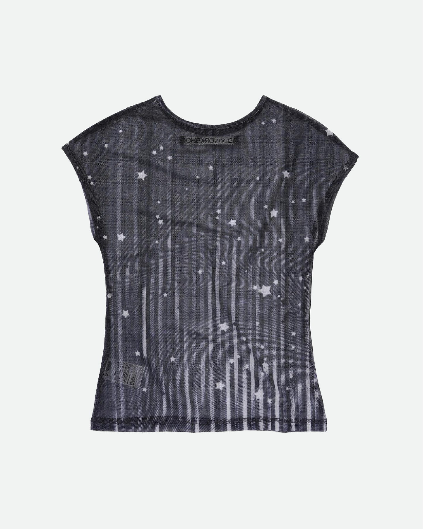 Silence Tartan Mesh Tee