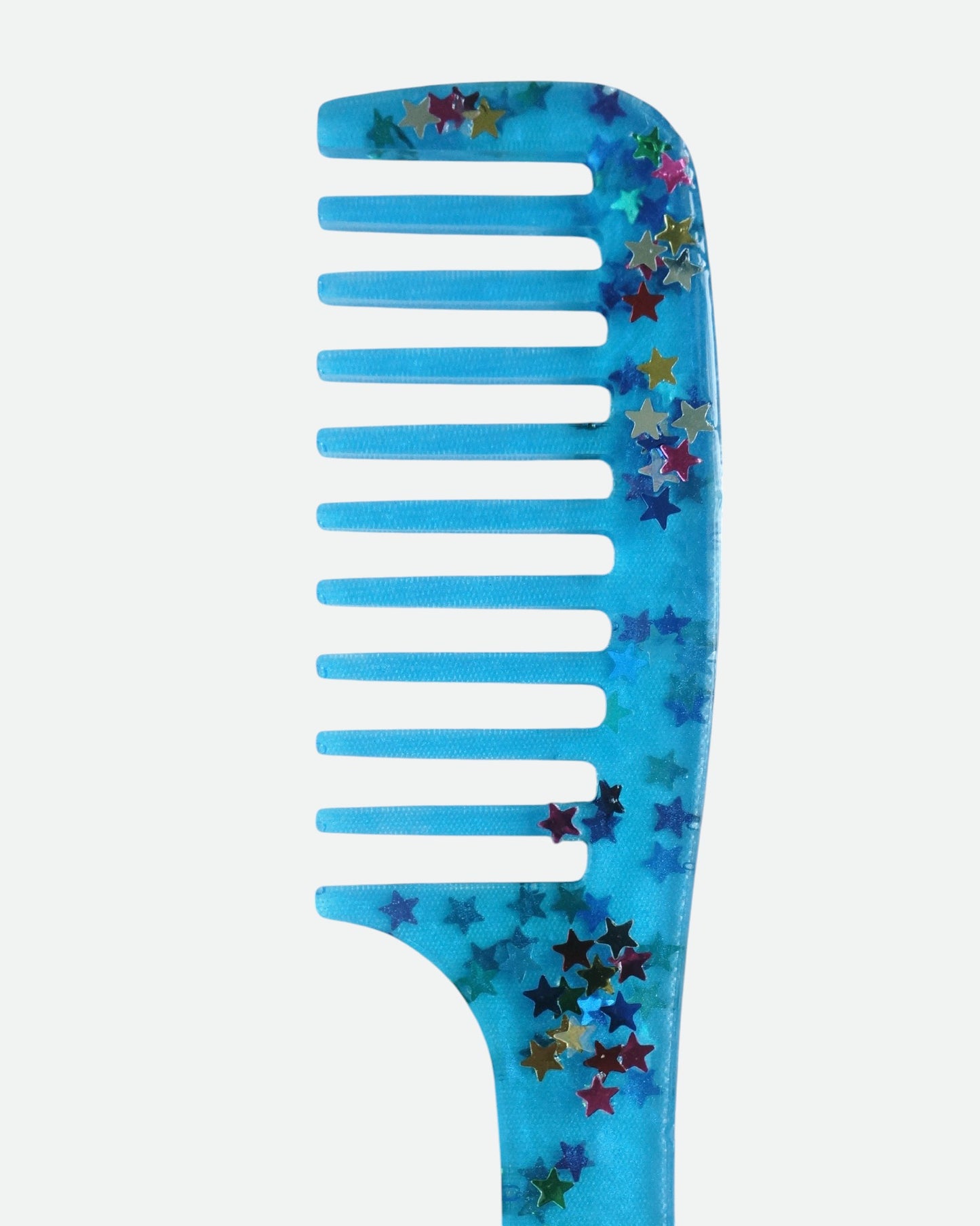 Slush Puppy Wide Tooth Glitter Comb - Blue