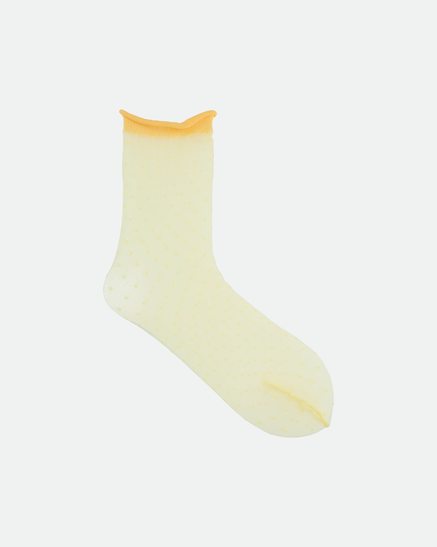 Tulle Pin Dot socks - Lemonade