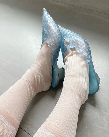 Court Shoe - Blue