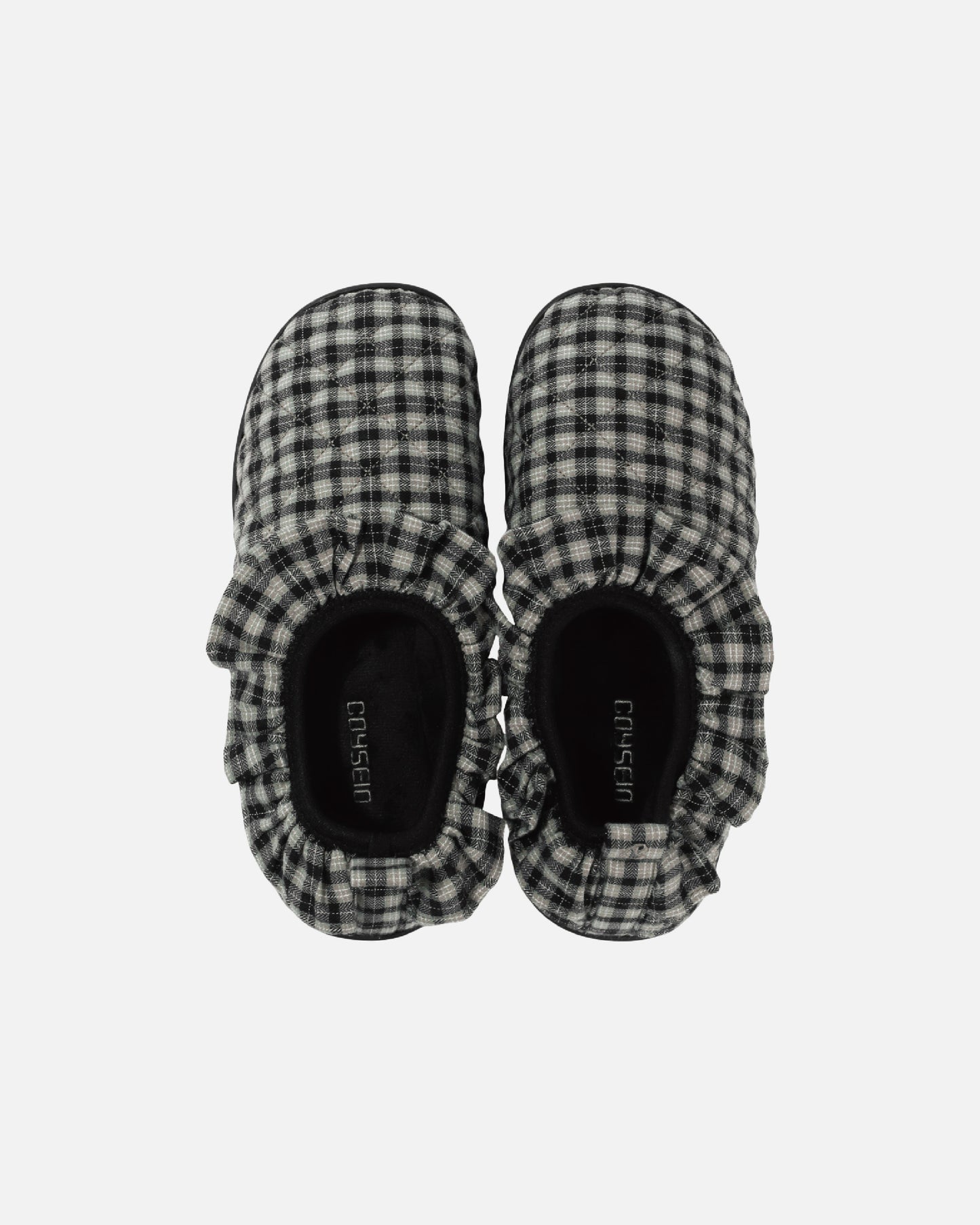 Fluff Check Padding Shoes - Check