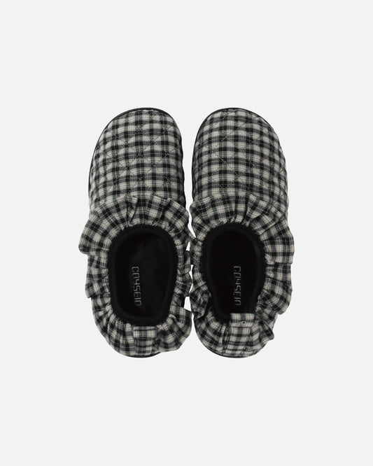 Fluff Check Padding Shoes - Check