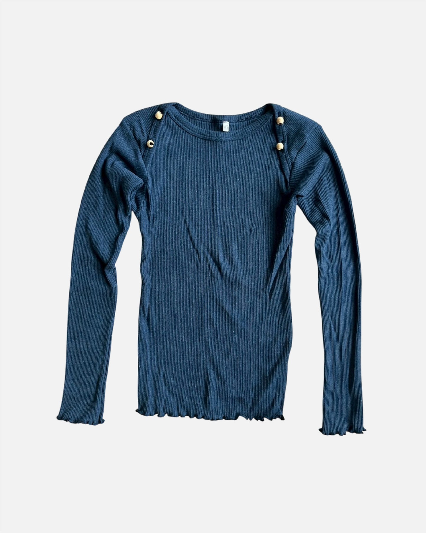 Disc Long Sleeve Tee - Ampera Blue