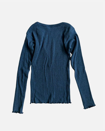 Disc Long Sleeve Tee - Ampera Blue