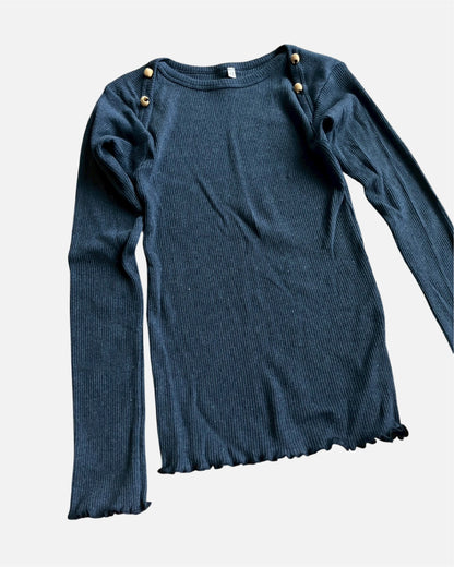 Disc Long Sleeve Tee - Ampera Blue