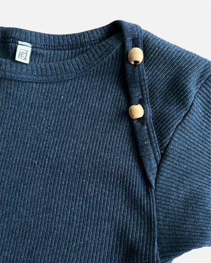 Disc Long Sleeve Tee - Ampera Blue