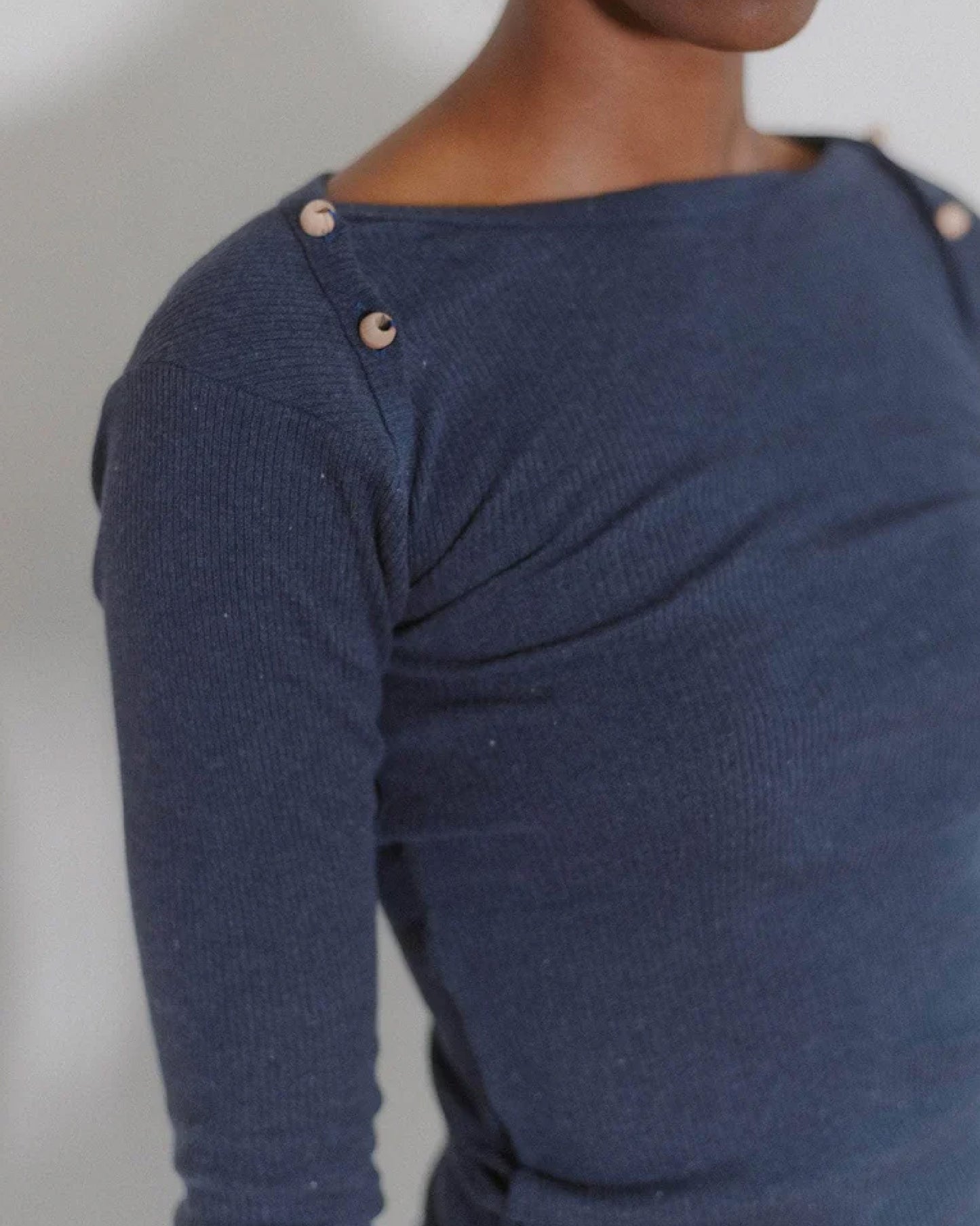 Disc Long Sleeve Tee - Ampera Blue