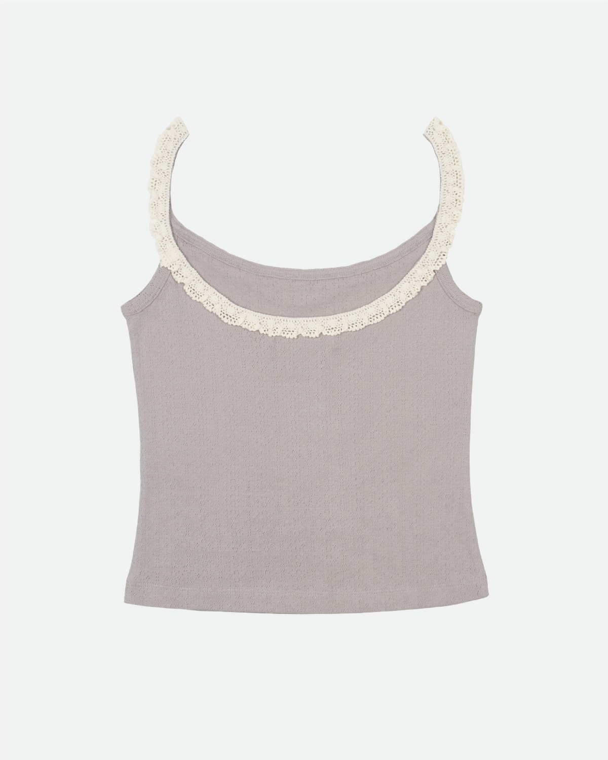 Vintage Puppy Lace Sleeveless - Light Purple