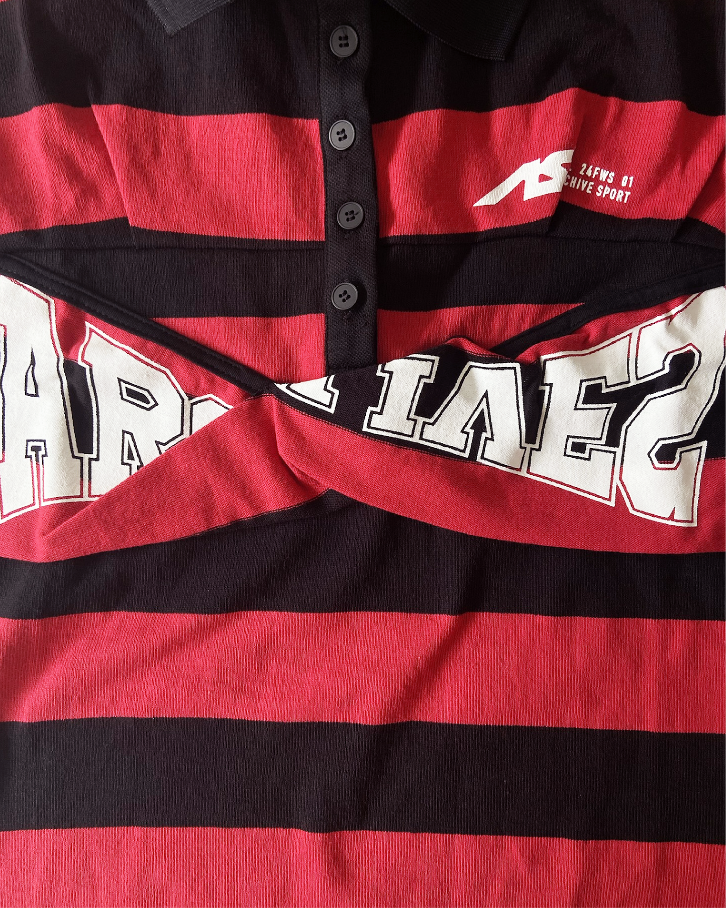 Italia Polo - Red Black