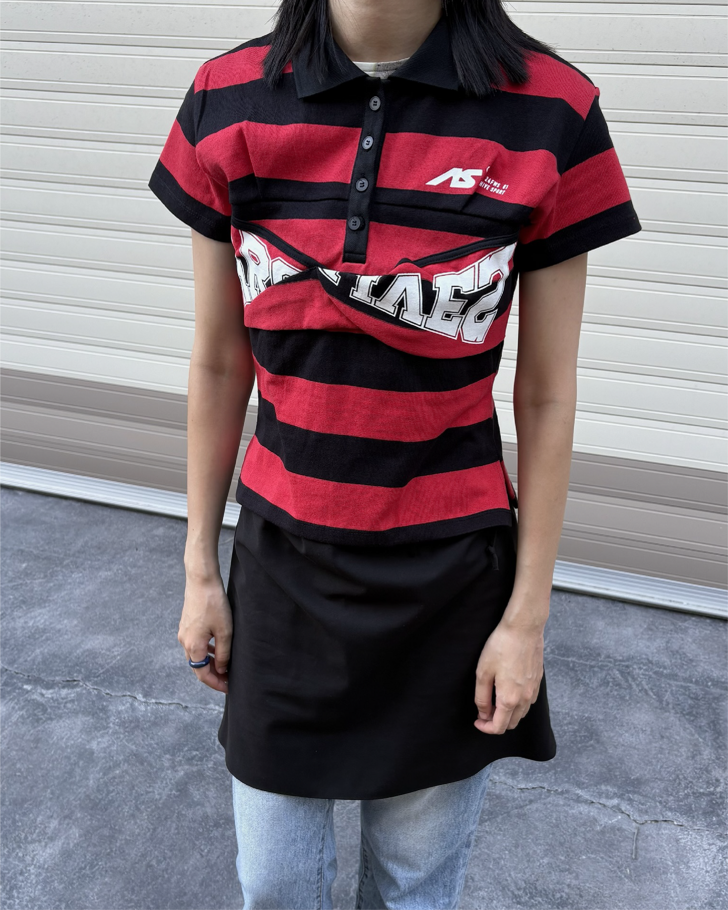 Italia Polo - Red Black