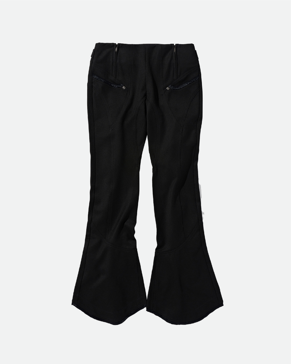 Contour Weave Pants - Black