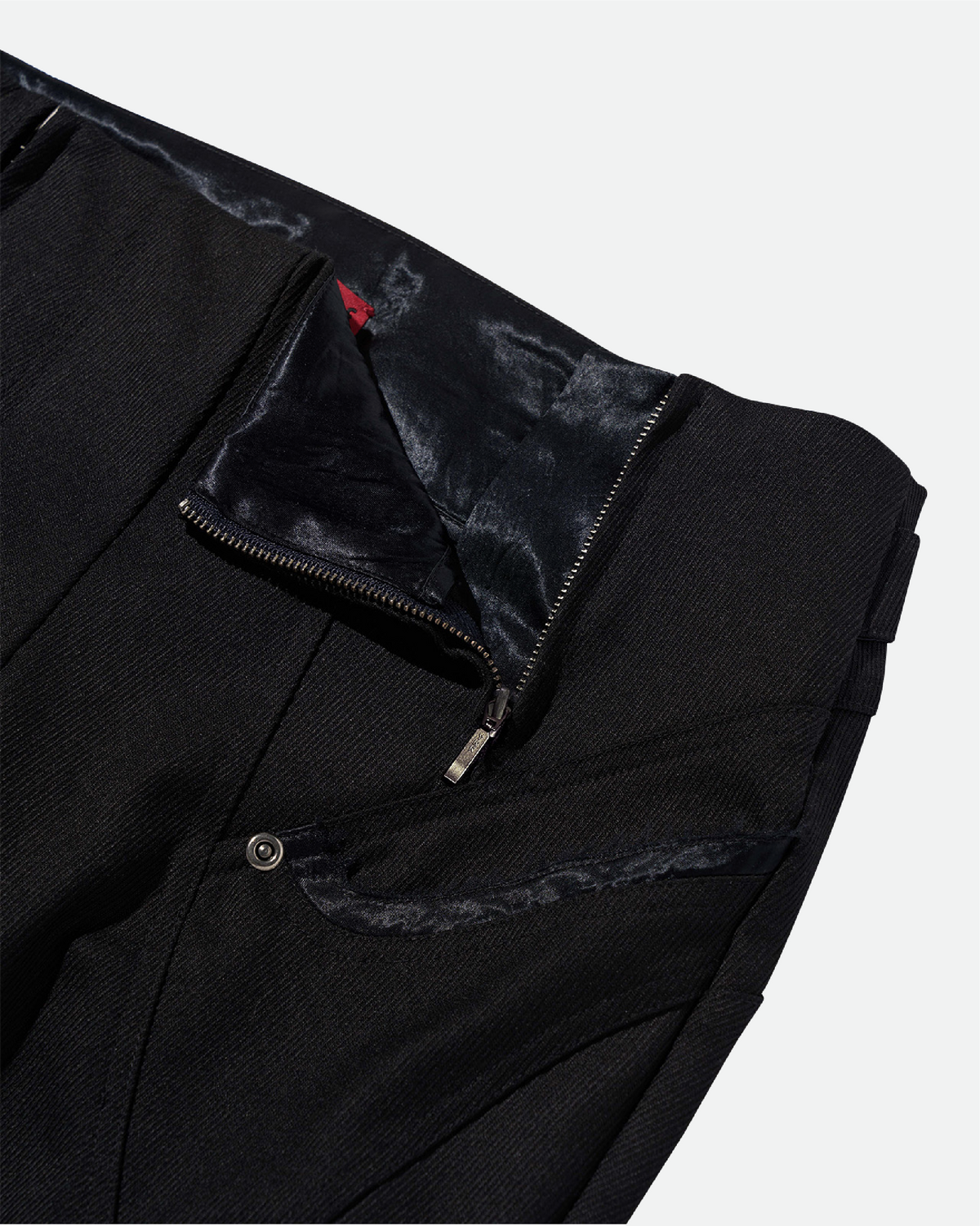 Contour Weave Pants - Black