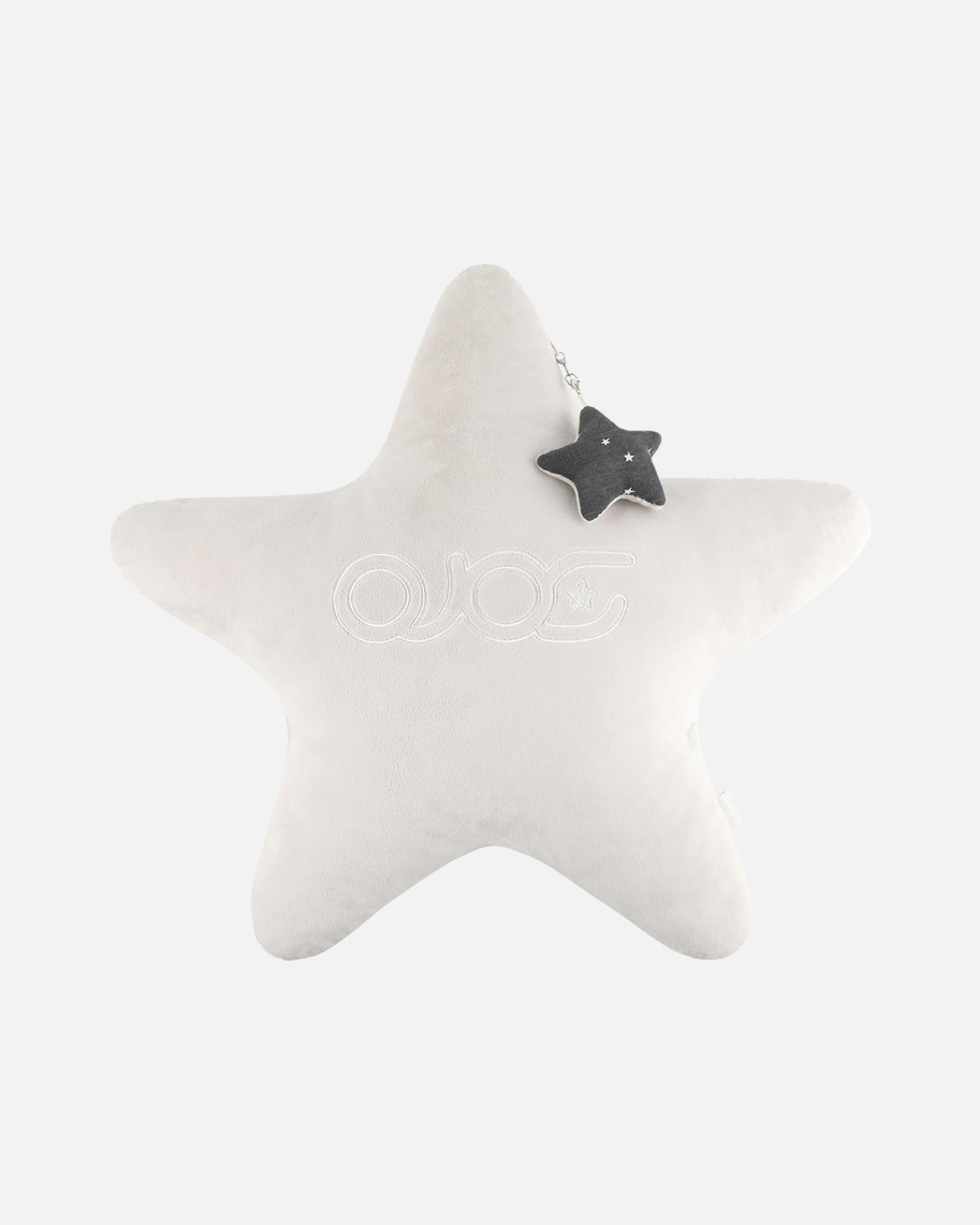 Star Hugger Puff Cushion - Grey
