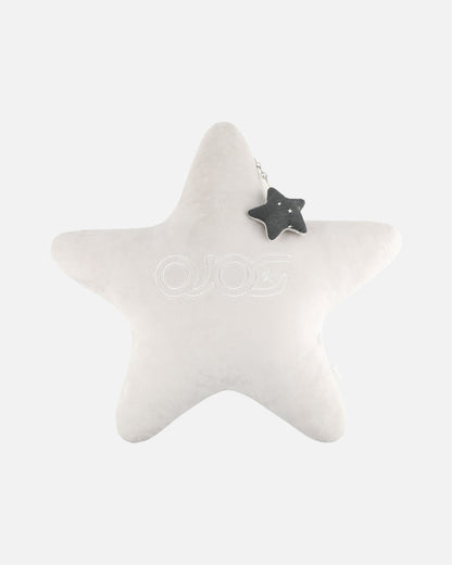 Star Hugger Puff Cushion - Grey