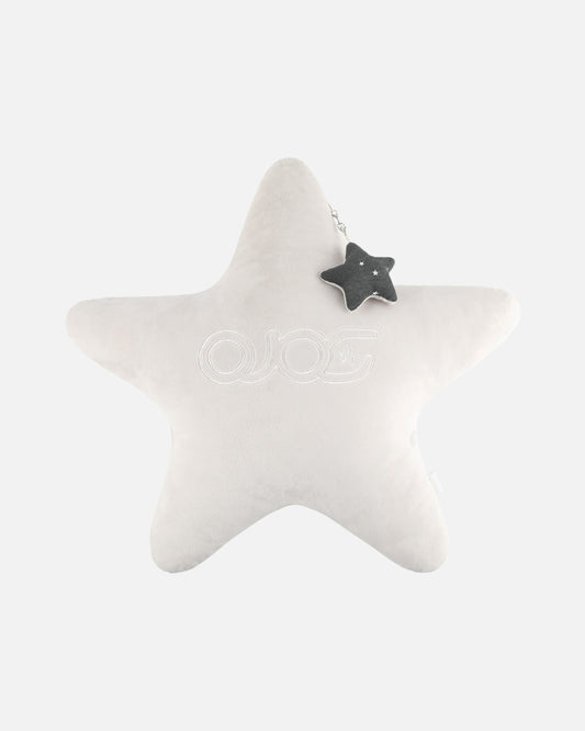 Star Hugger Puff Cushion - Grey