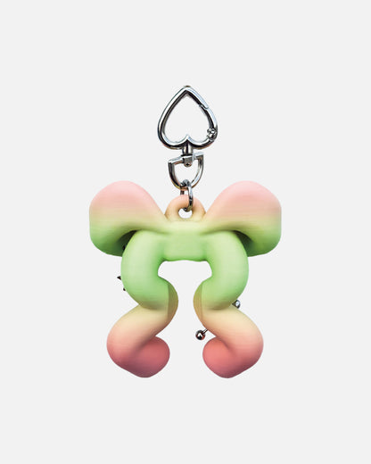 Ribbon Balm Keychain - Strawberry Matcha