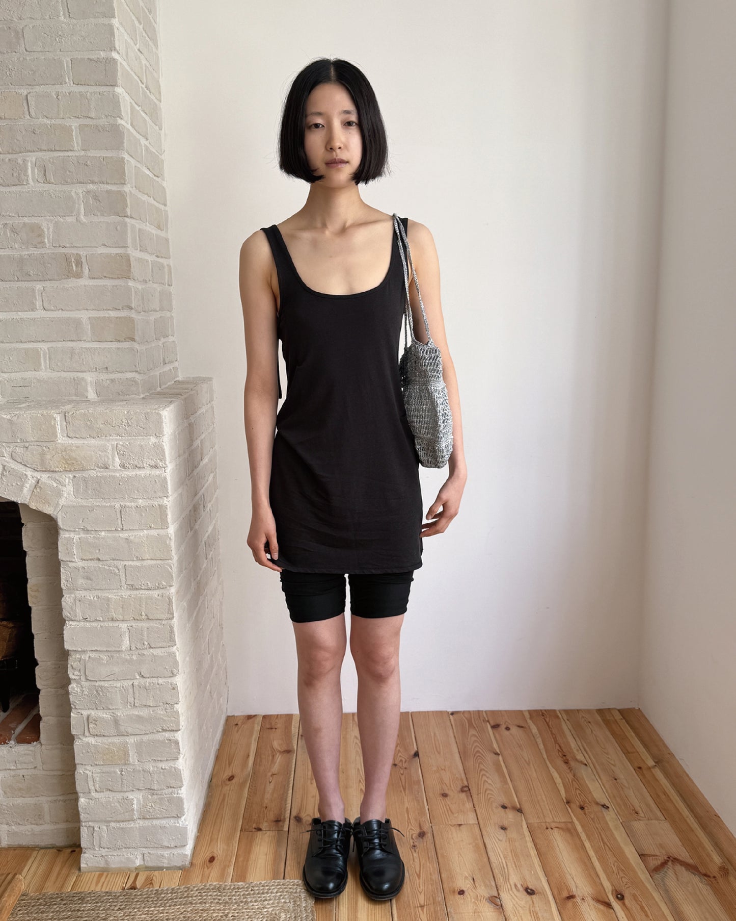 Two Way Strap Dress - Black