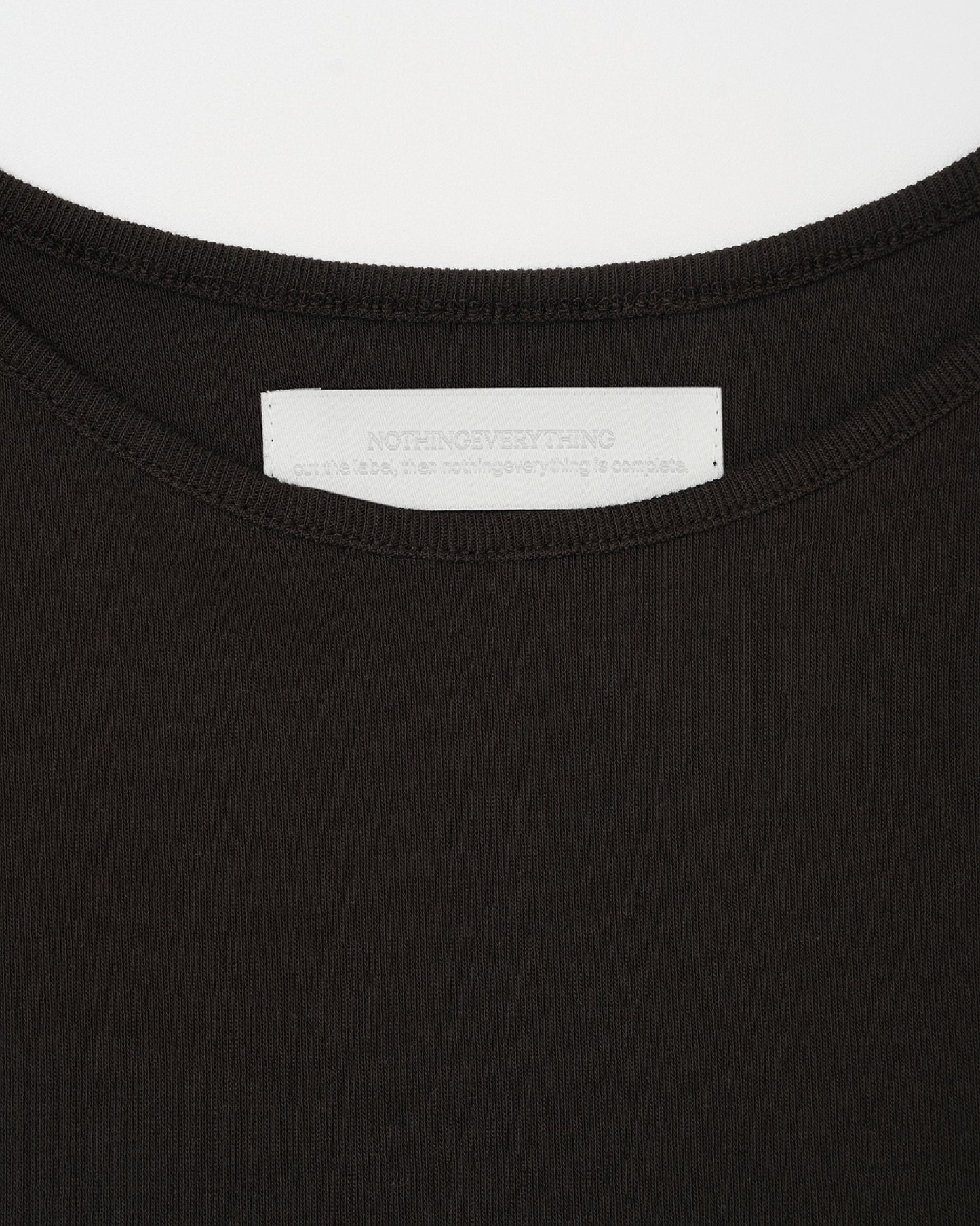 Side Button Detail Sleeveless Top - Dark Brown
