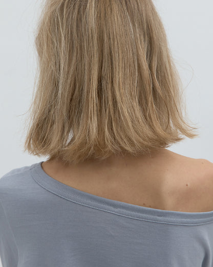 Snug Long Sleeve Top - Light Blue