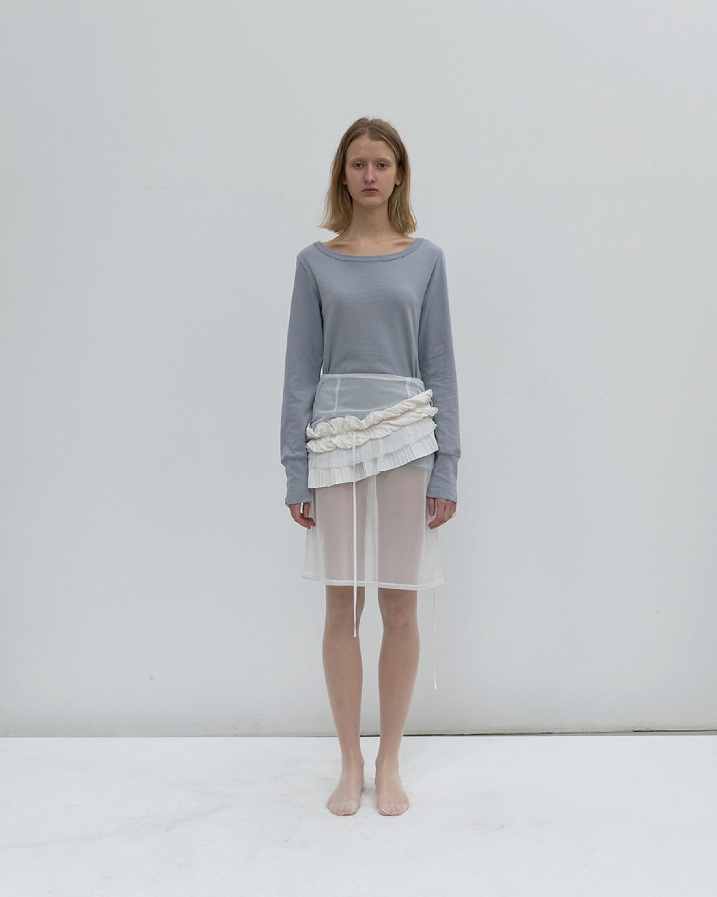 Snug Long Sleeve Top - Light Blue