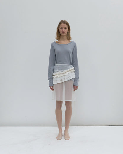 Snug Long Sleeve Top - Light Blue