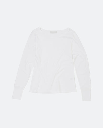 Snug Long Sleeve Top - White
