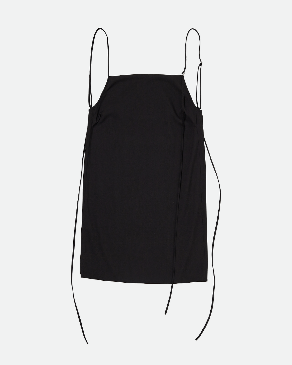 Backless Strap Dress - Black