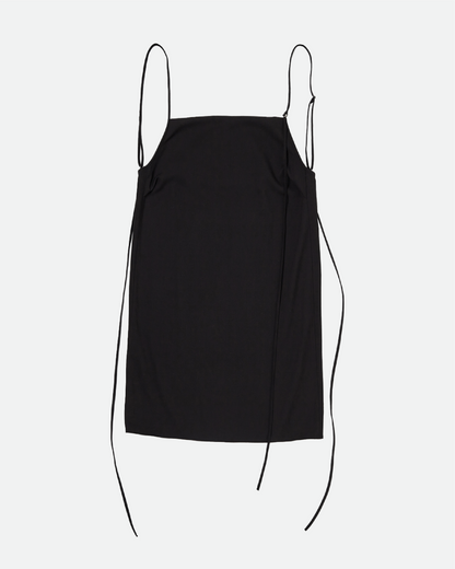 Backless Strap Dress - Black
