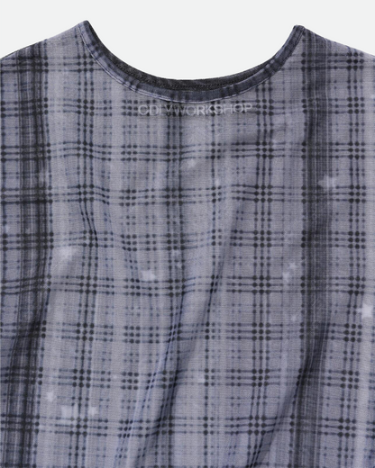 Silence Tartan Mesh Tee