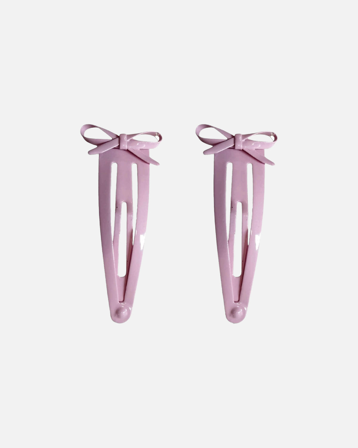 Ribbon Hair Clip - Pink