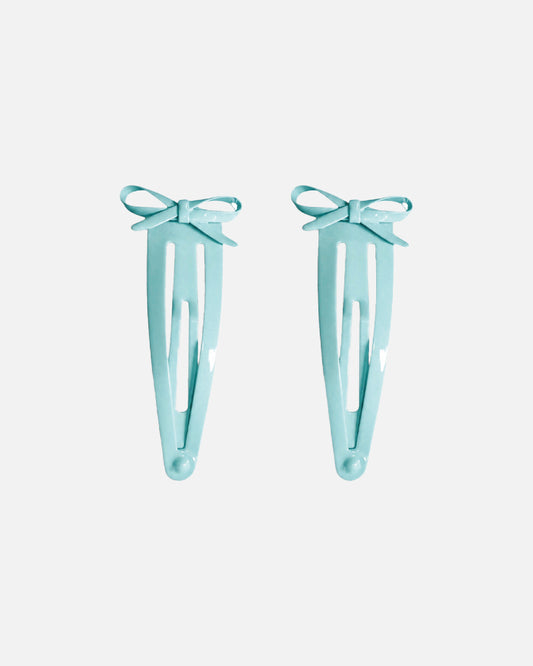 Ribbon Hair Clip - Mint