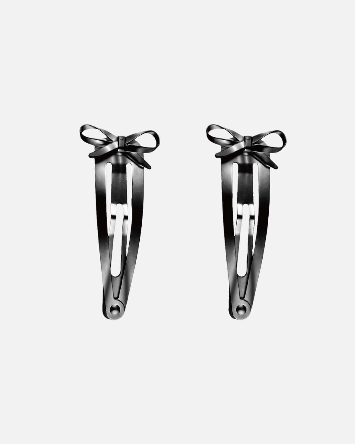 Ribbon Hair Clip - Black